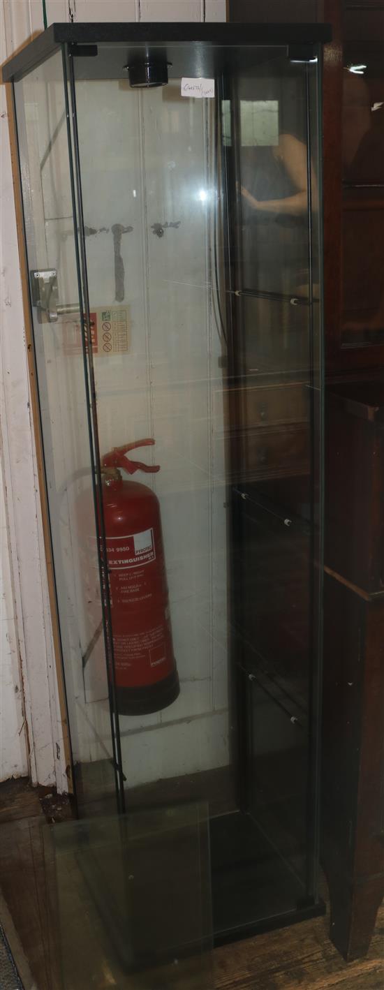 Pair of glazed display cabinets